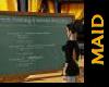 Murk Academy Chalk Board