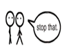 -funy stop tat stikr-