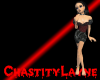 *CL* Wine & Black Dress