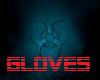 Green Rave Gloves