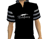 black white stripe shirt