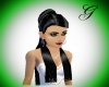ink black hair