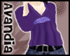 Av~Purple Bead Top (LG)