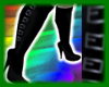 L8y* Black Buckled Boots