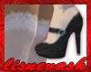 (L) Black Mary Janes w/S