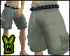 Army Green Cargo Shorts