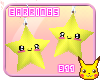 [911]wish star earrings