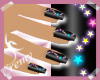&curren;C&curren;Nails Black and stars