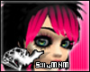 m*Bangs- hot pink tip