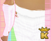 {K} White Capris