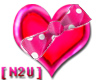 [N2U]hot-pink hair bow
