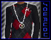 [A1]black/red sweater