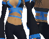 "Bodysuit Blue-black "