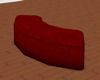 Red Velvet Club Couch