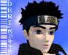 (ET) blue leaf headband