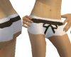 White bikini boyshorts