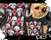 $R Argyle Skulls Tee