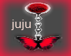 Red Butterfly Earrings