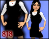 Smart Black Pinafore
