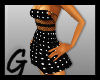 *G* Black White Dress