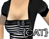 {CAT} StripeTop (B/W)