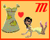 Yellow heart Dress