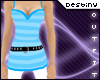 [D] Blue Striped Tunic