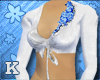 Front Flower Top /silver