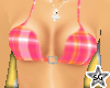 -SG- Pink Plaid Bikini