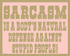 Sarcasm