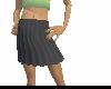Grey Pleated Skirt