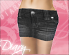 D� Denim mini skirt dark