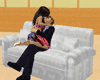 7 Pose White hot Sofa