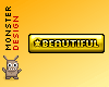 (BS) BEAUTIFUL in gold