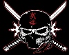 Ninja scull sticker
