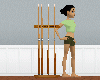 Pool Cues Rack