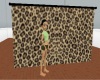 tiger print curtains