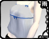 White Babydoll Top Blue