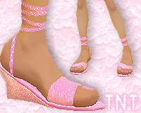 Pink Crush Wedge Sandals