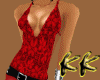 {KK} SK PVC Red W Lace