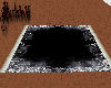 Black and white rug