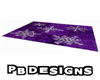 PB Purple Snowflake Rug