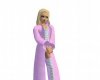 Long pink Trenchcoat