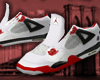 (e) Air-J 4s Red