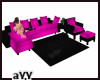 Couch 10pose laptop Pink