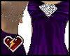 simple purple gown