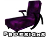 PB Chaise Deep Purple
