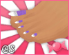 *CS* Purple Bling Toes