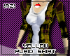 !RZ! Yellow Plaid Shirt