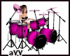 AnimeDrum Set Htpink